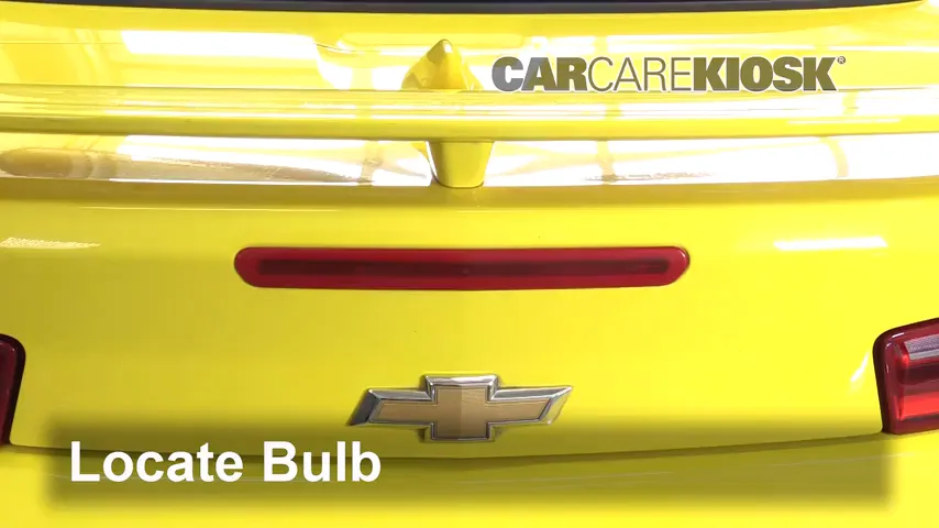 2017 Chevrolet Camaro SS 6.2L V8 Convertible Lights Center Brake Light (replace bulb)